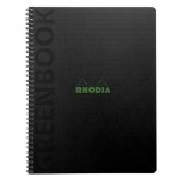 Notitieboek Rhodia Greenbook recycled A5+ lijn sc