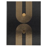 Gastenboek Exacompta Graphik 270x220 blanco zwart