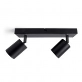 Plafondspot Integral Siena 2 spot IP20 GU10 zwart