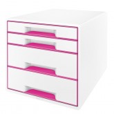LADENBOX LEITZ WOW 4 LADEN WIT/ROZE