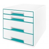 LADENBOX LEITZ WOW 4 LADEN WIT/IJSBLAUW