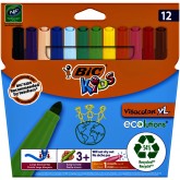 KLEURSTIFT BICKIDS ECOLUTIONS VISACOLOR XL ASS