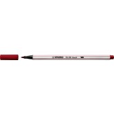 BRUSHSTIFT STABILO 568/50 DONKERROOD