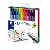 FINELINER STAEDTLER TRIPLUS 334 0.3MM 24+10 GRATIS ASS