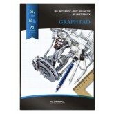 MILLIMETERBLOK AURORA A3 BLAUW