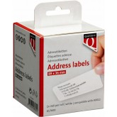 LABEL ETIKET QUANTORE 99012 89MMX36MM ADRES WIT