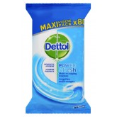 DESINFECTIEDOEKJES DETTOL POWER & FRESCH 80 STUKS