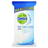 DESINFECTIEDOEKJES DETTOL MAXI PACK 80 STUKS