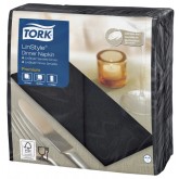 SERVET TORK 39X39CM 478151 LINSTYLE ZWART 50 STUKS