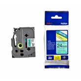 LABELTAPE BROTHER TZE-751 24MMX8M GROEN/ZWART