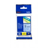 LABELTAPE BROTHER TZE-521 9MMX8M BLAUW/ZWART