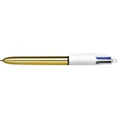 BALPEN BIC 4KLEUREN SHINE GOUD