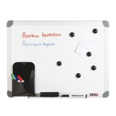 WHITEBOARD DESQ 60X90CM IN KUNSTSTOF DRAAGKOFFER