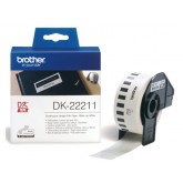 LABEL ETIKET BROTHER DK-22211 29MMX15.24M WIT