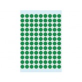 ETIKET HERMA 1835 ROND 8MM 540ST DONKERGROEN