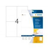 ETIKET HERMA 4229 CORRECTIE 105X148MM A4 100ST WIT