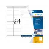ETIKET HERMA 4389 66X33.8MM A4 DIEPVRIES 600ST WIT