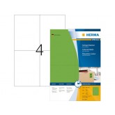 ETIKET HERMA 4399 MOVABLE 105X148MM A4 400ST GROEN