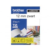 LABELTAPE BROTHER TZE-N231 12MMX8M WIT/ZWART