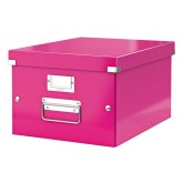 OPBERGBOX LEITZ CLICK&STORE 265X188X335MM ROZE