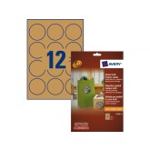 ETIKET AVERY L7106-20 60MM BRUIN 240ST