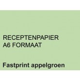 RECEPTPAPIER FASTPRINT A6 80GR APPELGROEN