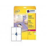 ETIKET AVERY ZWECK L7769 99.1X139MM 160ST GLANS WT