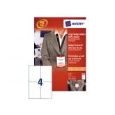 BADGE AVERY 4834 A6 + INSTEEKKAARTEN + LANYARD