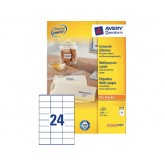 ETIKET AVERY ZWECK 3475 70X36MM 2400ST