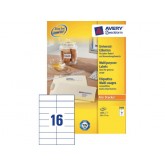 ETIKET AVERY ZWECK 3484 105X37MM 1600ST