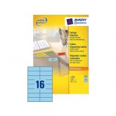 ETIKET AVERY ZWECK 3453 105X37MM 1600ST BLAUW