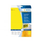 ETIKET HERMA 8032 105X148MM 100ST GEEL