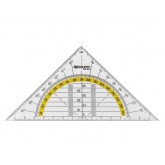 GEODRIEHOEK WESTCOTT 140MM TRANSP