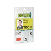 BADGE DURABLE 8525 EVENT A6 TRANSPARANT
