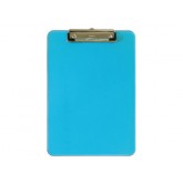 KLEMBORD MAUL A4 TRANSPARANT NEON BLAUW