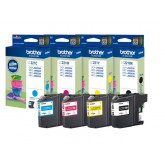 INKCARTRIDGE BROTHER LC-221 ZWART + 3 KLEUREN