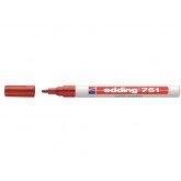 VILTSTIFT EDDING 751 LAK ROND 2MM ROOD