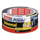 PLAKBAND TESA UNIVERSAL EXTRA POWER 50MMX25M ZWART