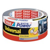 PLAKBAND TESA UNIVERSAL EXTRA POWER 50MMX25M ZILVER
