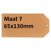 LABEL HF2 NR7 65X130MM KARTON 200GR CHAMOIS+RING