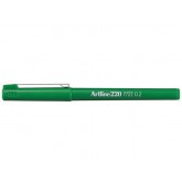 FINELINER ARTLINE 220 ROND 0.2MM GROEN