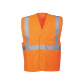 VEILIGHEIDSVEST PORTWEST C472 FLUOR ORANJE