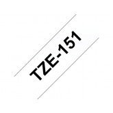 LABELTAPE BROTHER TZE-151 24MMX8M TR/ZWART