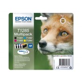 INKCARTRIDGE EPSON T1285 ZWART + 3 KLEUREN