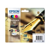 INKCARTRIDGE EPSON 16 T1626 ZWART + 3 KLEUREN