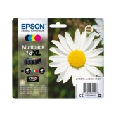 INKCARTRIDGE EPSON 18XL T1816 ZWART + 3 KLEUREN