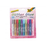 GLITTERLIJM FOLIA 9.5ML ASS