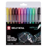 GELSCHRIJVER SAKURA GELLY ROLL METALLIC GLANS ASS