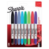 VILTSTIFT SHARPIE TWIN TIP ROND 0,5MM EN 0.9MM ASS