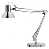 BUREAULAMP UNILUX SUCCESS 80 LED MET KLEM EN VOET CHROOM